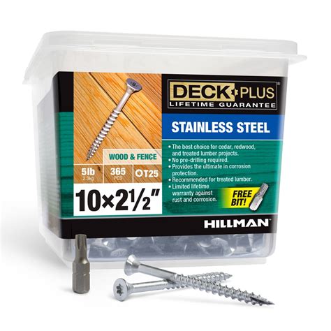 2.5 inch deck screws lowe's